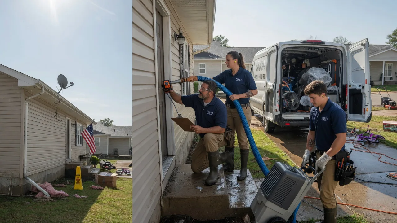 Ceiling Water Damage Restoration in Milano, TX near me