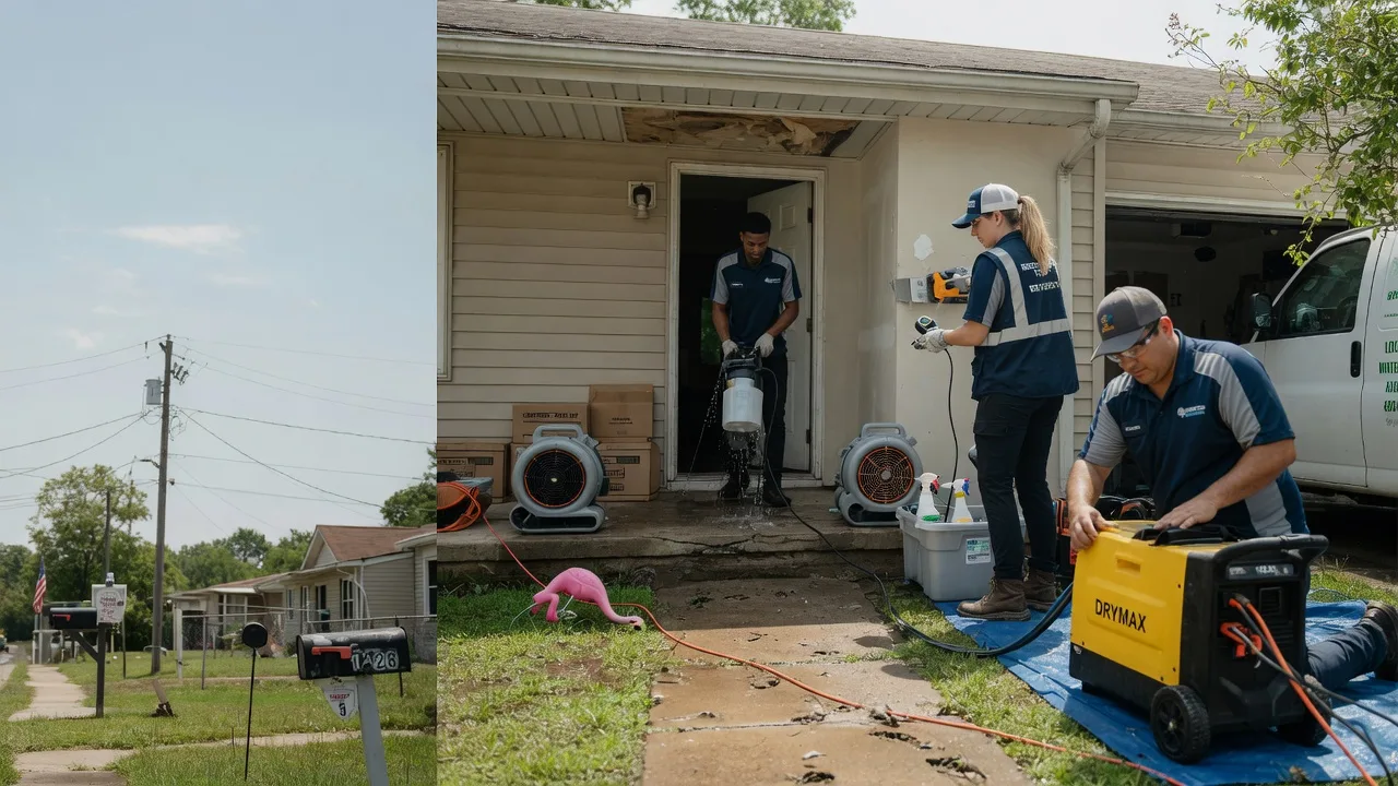 Storm Damage Water Removal in Milano, TX near me